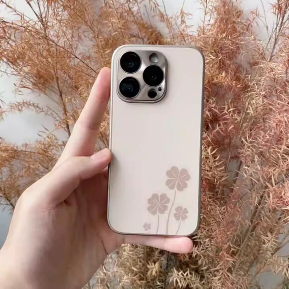 Cream iPhone16 Case - Picture 1 of 2